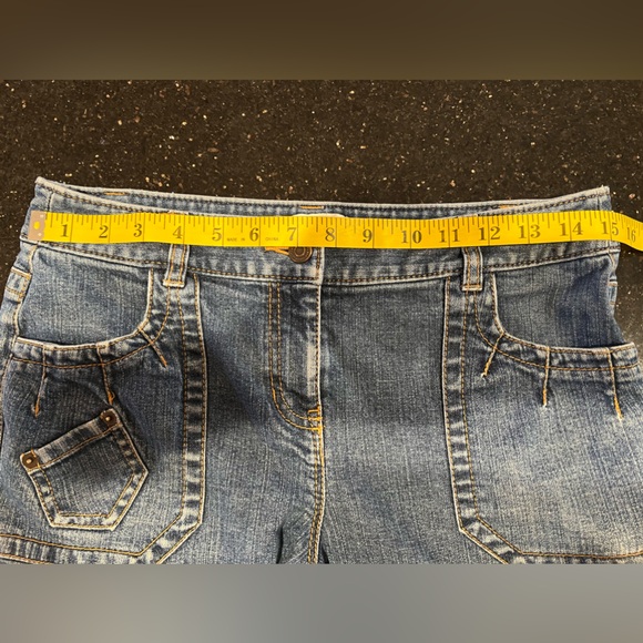 Ann Taylor Loft Women’s Denim Goucho Jeans capris Coulotts 4 - Picture 9 of 10